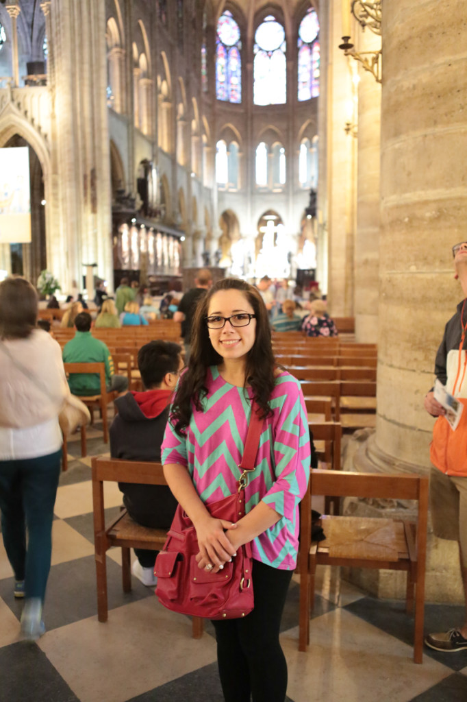 Hayley in Notre Dame