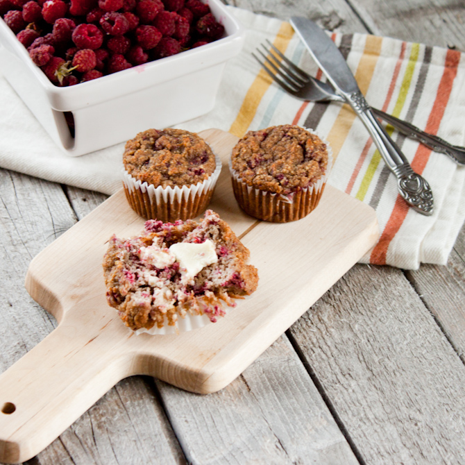 Paleo Raspberry Muffin