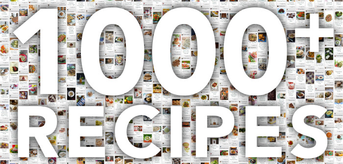 1000 Recipes celebration