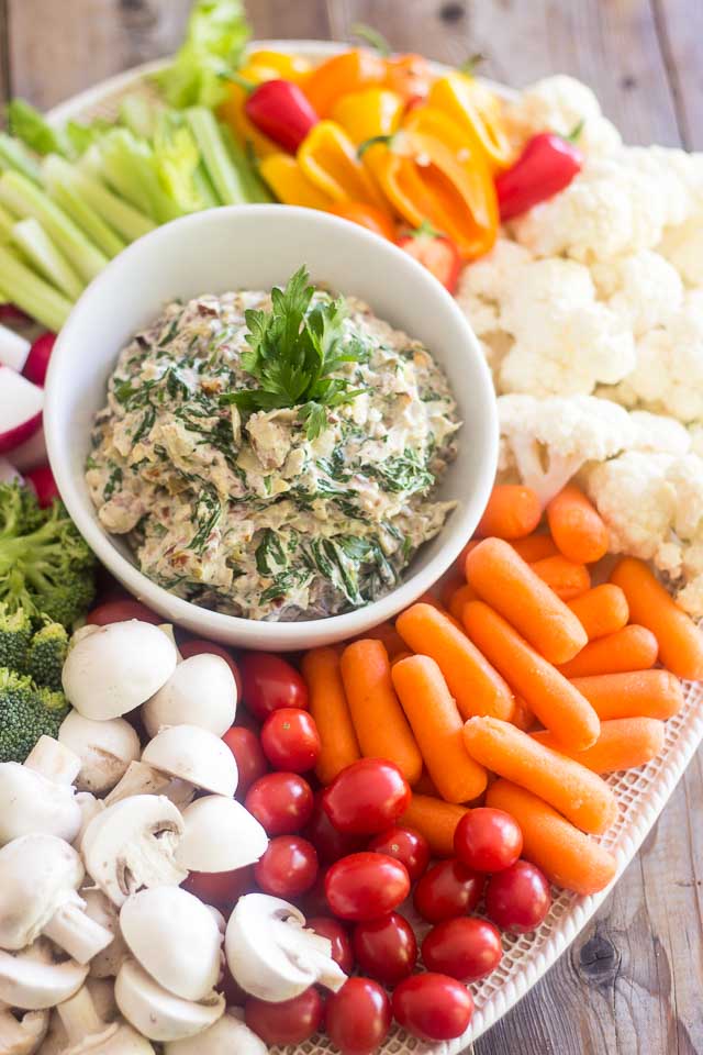Olive Artichoke and Spinach Dip
