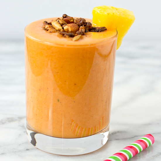 Pineapple Nutmeg Detox Smoothie - Paleo Recipes | Primal Palate | Paleo  Recipes