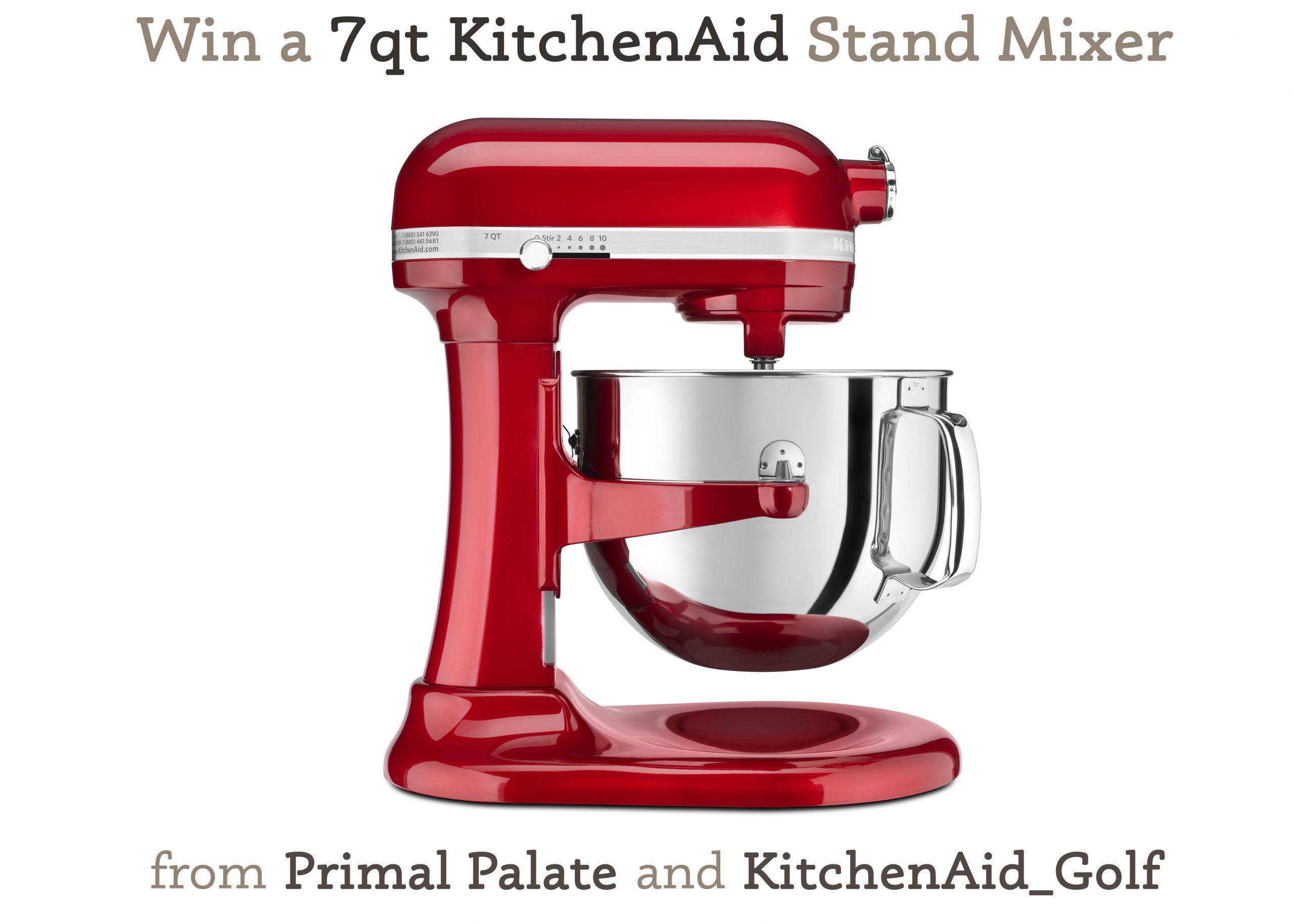 Afleiden Verantwoordelijk persoon Refrein Win a 7qt KitchenAid Stand Mixer (the BIG ONE) | Primal Palate | Paleo  Recipes