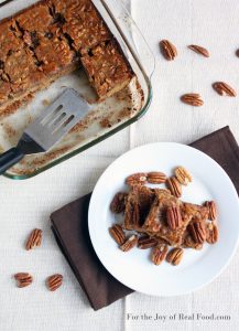 Pecan Pie Squares | Primal Palate | Paleo Recipes