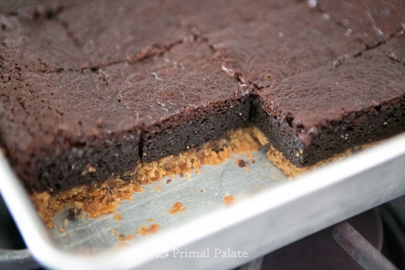 Paleo grain-free chocolate chip cookie brownies by Primal Palate and Cappellos-5