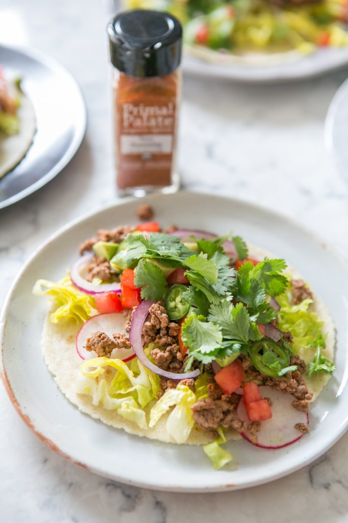 Super Easy Beef Tacos - Primal Palate | Paleo Recipes