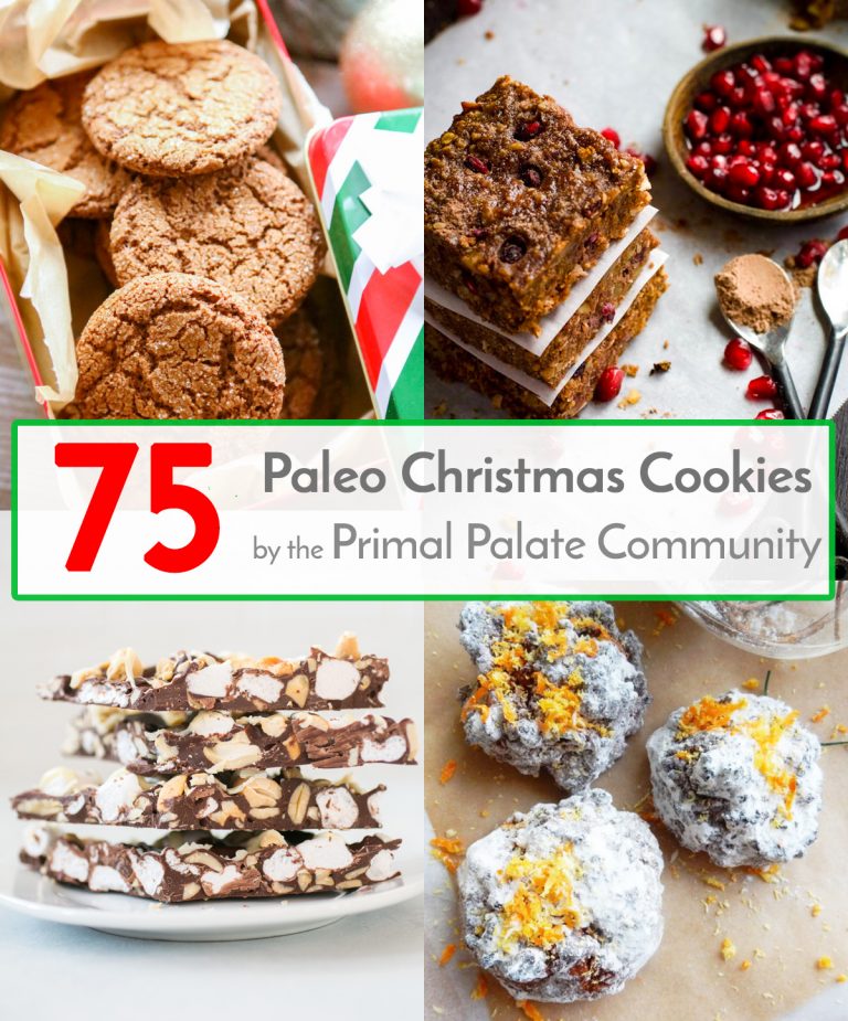 75 Paleo Christmas Cookie Recipes - Primal Palate | Paleo ...