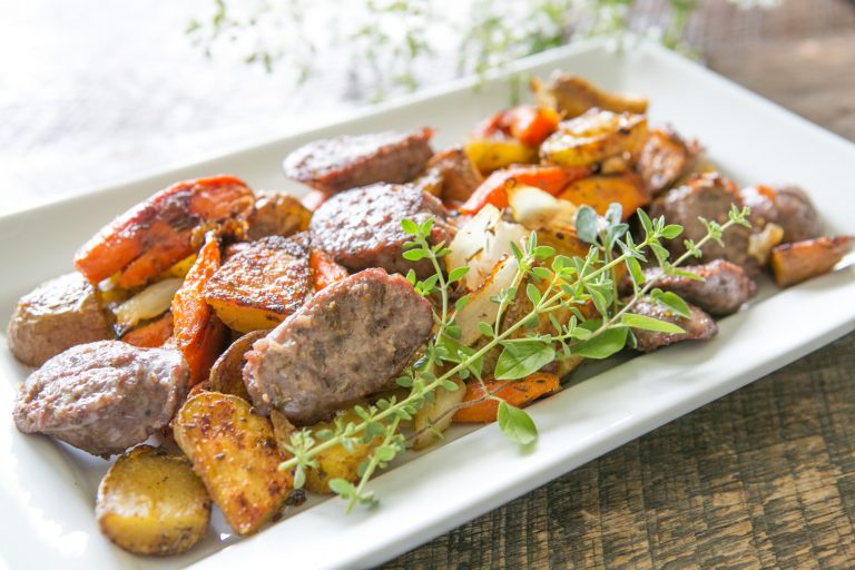 Roasted Root Vegetables with Sausage - Primal Palate | Paleo Recipes