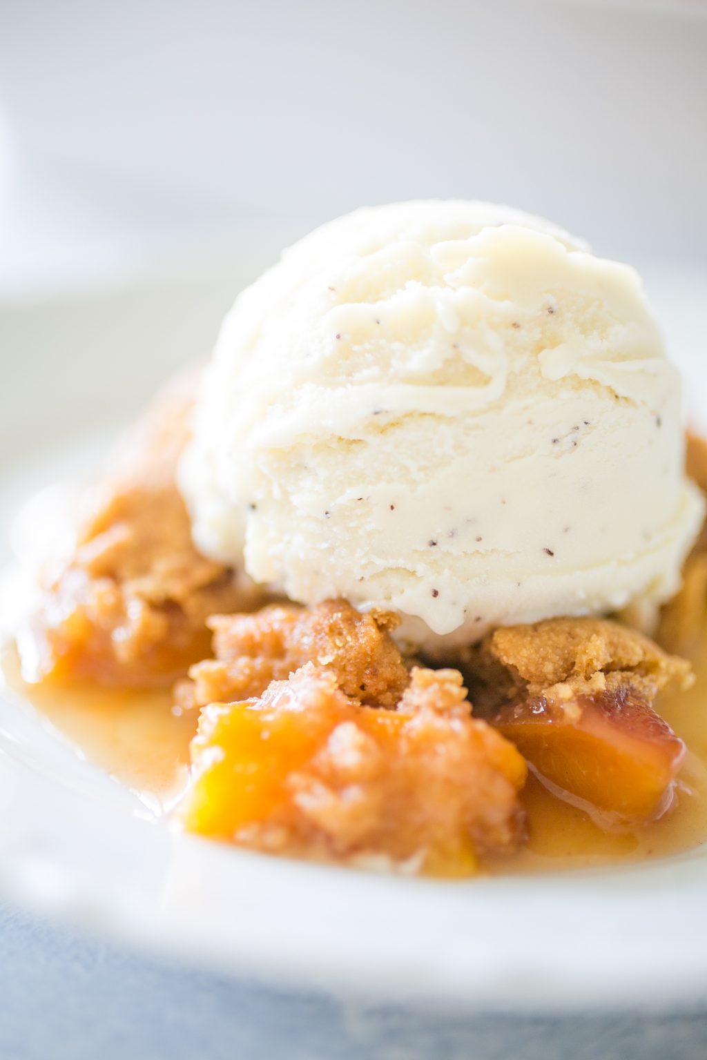 Super easy Peach Cobbler made with fresh peaches | Primal Palate ...