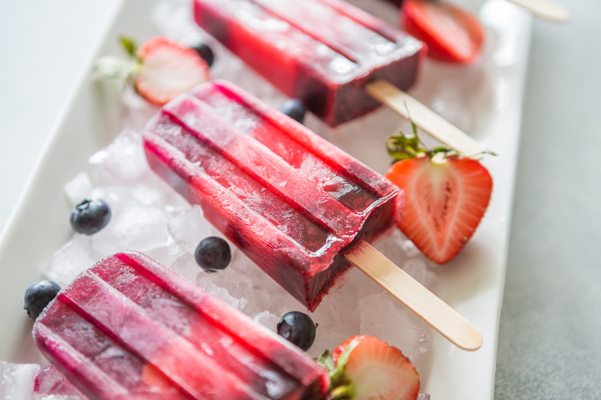 Hydrating Berry Popsicles | Primal Palate | Paleo Recipes