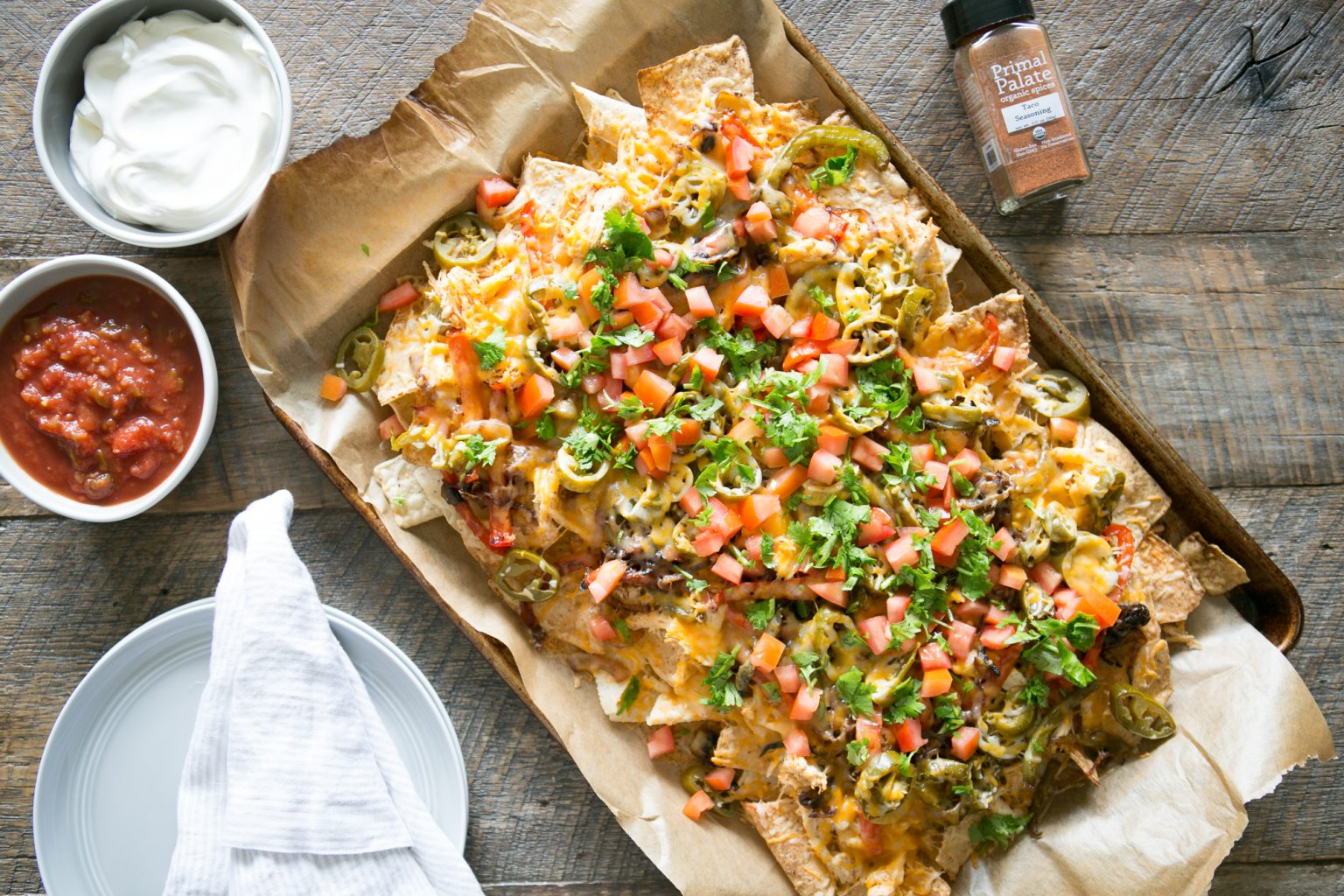 Chicken Fajita Nachos Primal Palate Paleo Recipes