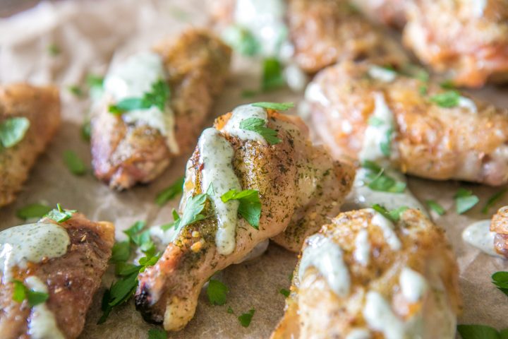Wings for a 4th of July Barbecue: Garden Ranch Wings | Primal Palate ...