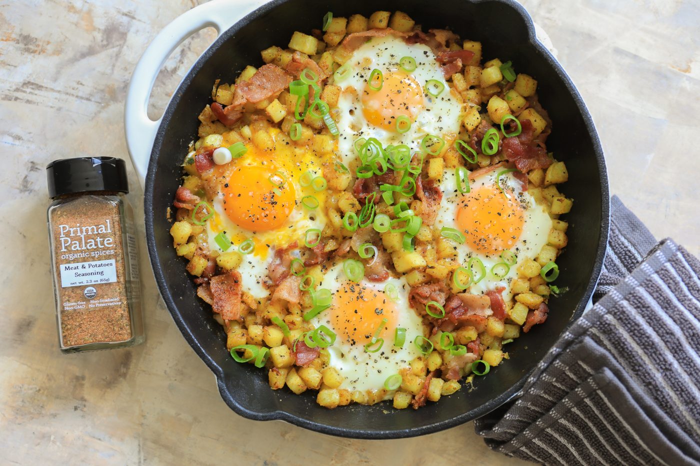 One Pan Breakfast Hash Primal Palate Paleo Recipes